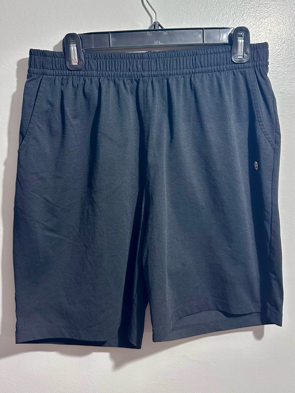Gradual Black Athletic Shorts with Elastic Waist and Side Pockets Size XL (300)